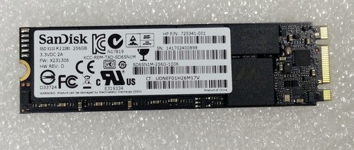 744379 001 sandisk 256gb - hp,