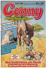✪ CONNY #347 Abschiedstränen... ohne Poster, Bastei Verlag 1987 COMICHEFT TOP Z1