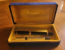 Waterman MAN 100 Füllfederhalter Set, 18 K Feder GrößeL, Roller Pen