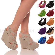 DAMEN PLATEAU HOHER ABSATZ