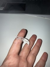 Juwelkerze Ring Engelsflügel Flügel 925 Silber neu