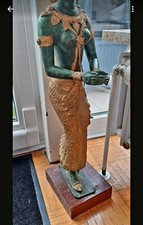 Tempelwächter Skulptur Tempeltänzerin Bronze 9 Kg 74 cm