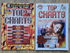 2x Noten Songbook TOP CHARTS