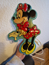 Vintage Disney Minnie Mouse Wand Nachtlicht Lampe