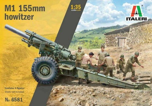 Italeri 155mm howitzer - italeri, with