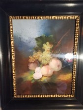 Kreide Gemälde Stillleben mit