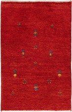 Perser Gabbeh Teppich Rot