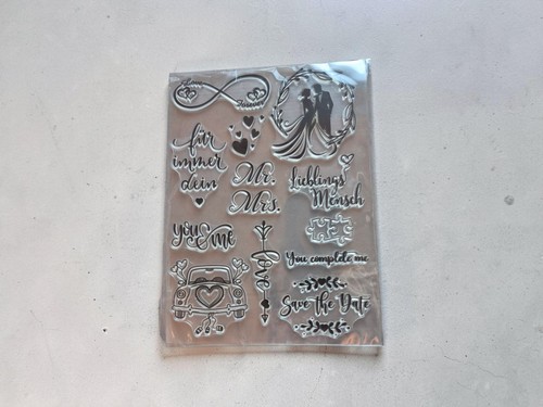 Clear stamps stempel set - clear,