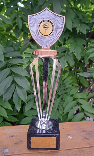 Golf trophäe marmorsockel - golf,
