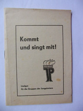 DDR Pionier-Liederbuch "Kommt