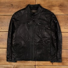 Vintage Marc New York Bomberjacke L Car Coat Schwarz