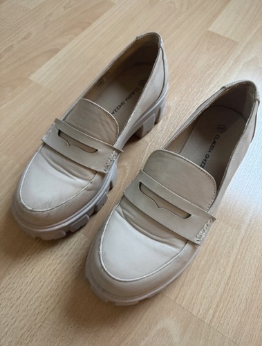 Beige loafer claudia ghizzani - beige,