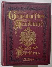 Deutsches Geschlechterbuch Bd