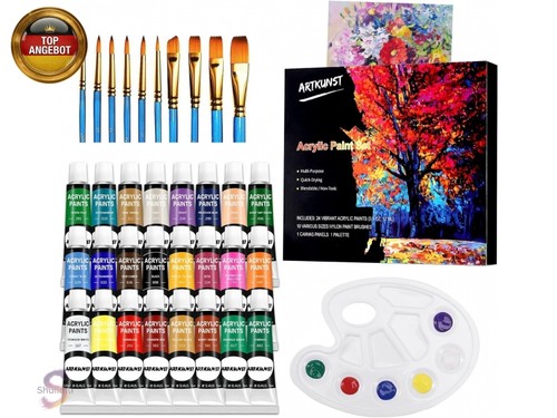 Teiliges acrylfarben set - 36-teiliges, acrylfarben-set