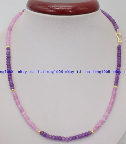 Facettiert 2x4mm lavendel - facettiert,