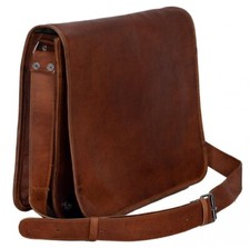 Ziegenleder herren messenger - ziegenleder,
