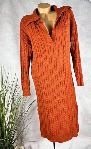 Langes strick kleid - langes,