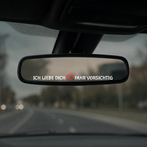 Innenspiegel ich liebe dich - innenspiegel,