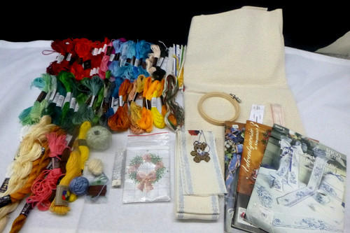 Konvolut 200 stickgarn - ,