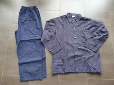 Herren Freizeit/Haus Oberteil/Hose 2.Teilig "Carlo Comberti" Gr.48 Blau