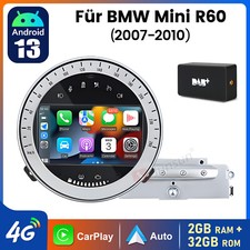 32G 7” Android13 Autoradio Carplay Für BMW MINI R52 R56 R60 GPS DAB+ WIFI BT 4G
