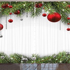 Weihnachten rustikale gardine - weihnachten,
