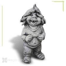 Gartenfigur statue troll zunge - gartenfigur,