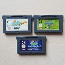 Nintendo Gameboy Advance 3 x Spongebob Schwammkopf Spiele im Set Module