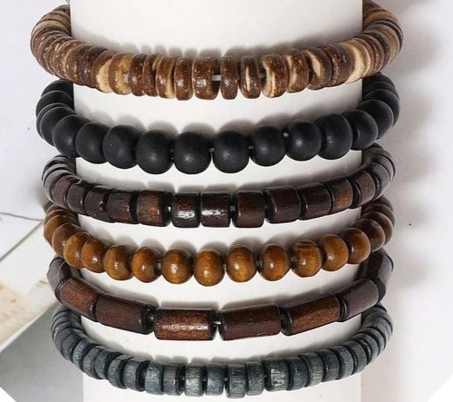 Holzarmband 6 varianten - -,