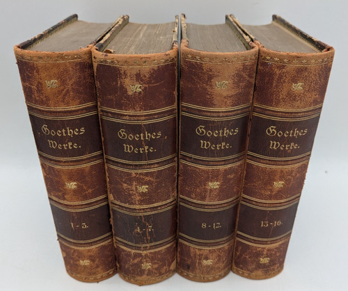 Goethes werke auswahl - werke,