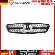 Kühlergrill passt für Mercedes W204 C204 C63 S204 Coupe Glanz Schwarz Schwarz