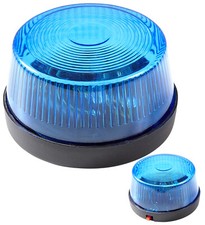 Blaulicht mit Sirene 6x4cm Polizei Warnlicht Blinklicht Alarm inkl. Batterie
