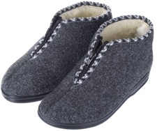 Damen Winter Hausschuhe Filz Hüttenschuhe Hausstiefel Filzpantoffeln Schurwolle