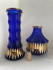 2 Stück Glas Vase Walther