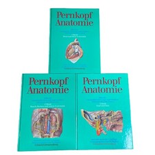 Pernkopf Anatomie des Menschen Atlas topographischen Band 1 2 3 Platzer Fachbuch