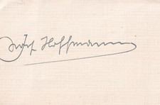 Josef Hoffmann - Architekt - Wiener Werkstätten - Karte - original signiert