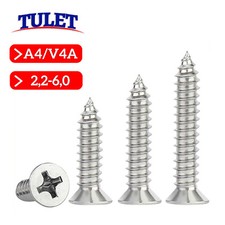 Blechschrauben Edelstahl V4A