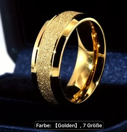 Ring goldfarben bandring mit - ring, goldfarben,