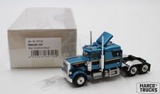 Brekina Peterbilt 359 Zugmaschine blau/schwarz Nr. 85718 1:87 /BRN2185