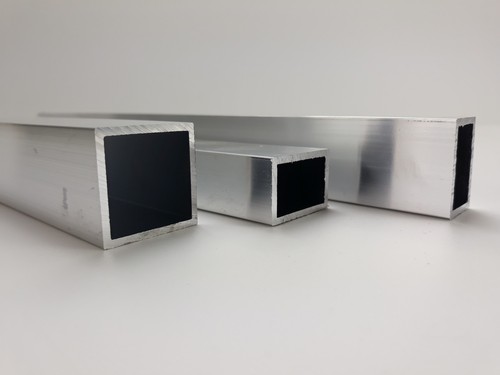 Aluminium vierkantrohr - aluminium, /