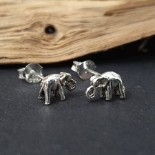 Elefant Ohrringe Silber 925