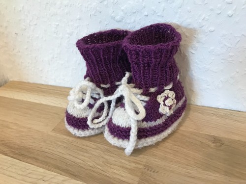 Babyschuhe strickschuhe - babyschuhe,