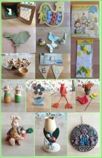 verschiedene Oster-Deko-Artikel B, Verkauf für den Tierschutz