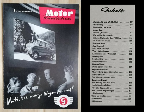 Motor rundschau 08 - rundschau, 08/1957