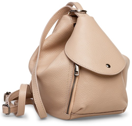Caspar 2in1 leder rucksack - leder,