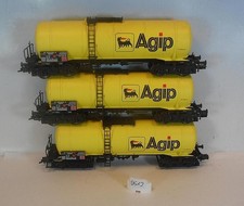 Fleischmann Spur H0 1/87 Nr. 5479 K Zugset Kesselwagen AGIP DB KKK NEM #9512