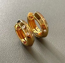 ZEITLOSE KLAPPCREOLEN 0,09ct