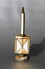 Orientalischer Parfüm Flakon aus Bein und Metall, H.~23cm, Historismus~1880-1920