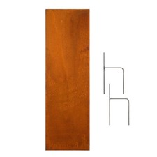 Edelrost Garten Sichtschutz Wand Rost Sichtschutzwand Metall Deko Gartendeko