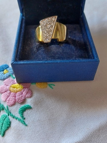 Massiver damen brillantring - massiver,